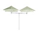 Parasol décentré DUOFLEX, tissu Sunbrella, Mint