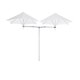 Parasol décentré DUOFLEX, tissu Solidum, Natural
