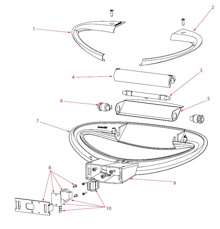 Pièces détachées pour applique murale MESMERI de Artemide, Pièce 10 