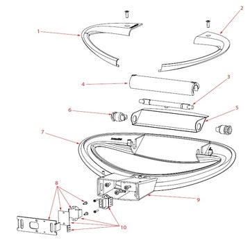 Pièces détachées pour applique murale MESMERI, Pièce 8 