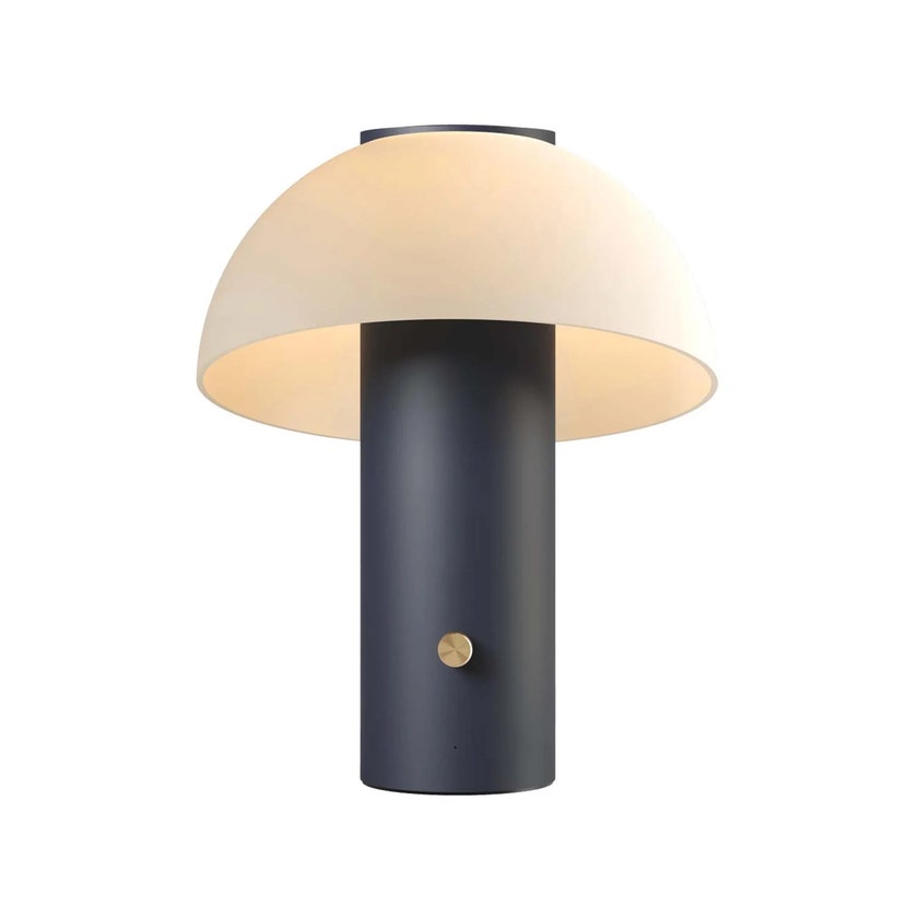 Lampe à poser PICCOLO de Jaune, Bleu profond Lampe à poser PICCOLO de Jaune, Bleu profond