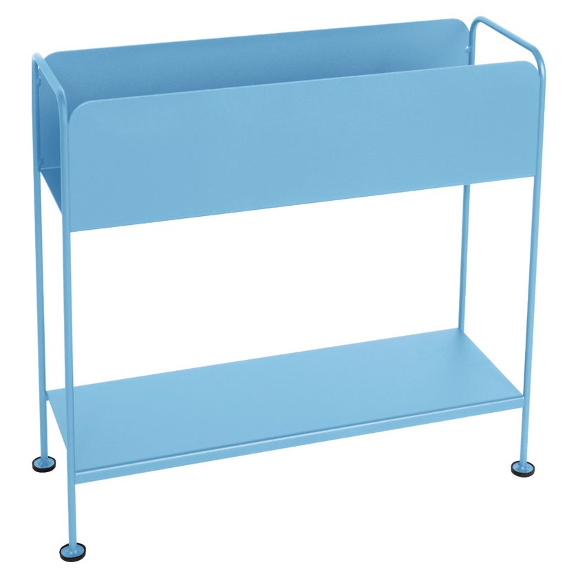 Cache-pot PICOLINO de Fermob, Bleu maya Cache-pot PICOLINO de Fermob, Bleu maya