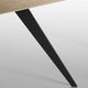 Pied pour table à allonge AISE de TREKU, Laqué noir