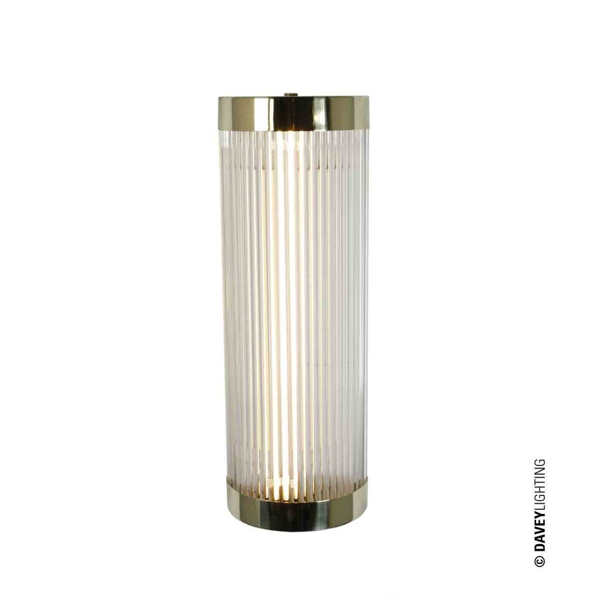 Applique PILLAR LARGE de Davey Lighting, H.40 cm, Laiton poli 