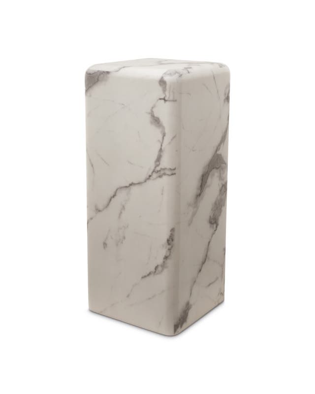 Colonne MARBLE LOOK de Pols Potten, Taille M, Blanc Colonne MARBLE LOOK de Pols Potten, Taille M, Blanc