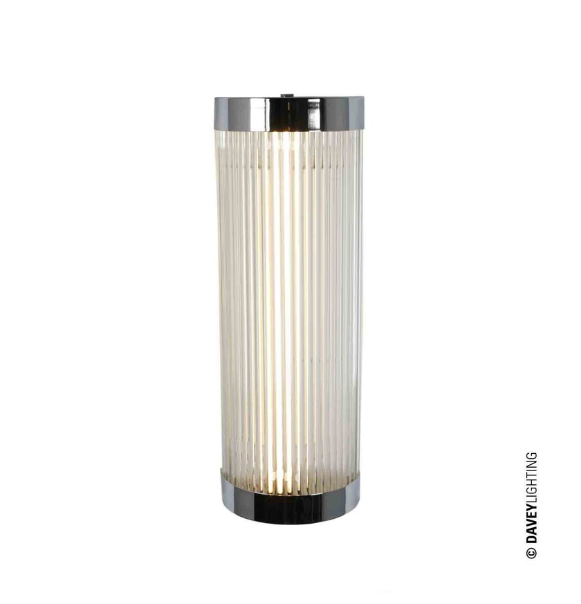 Applique PILLAR LARGE de Davey Lighting, H.40 cm, Chrome