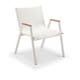 Fauteuil PILOTIS de Vlaemynck, Toile Batyline® EDEN, Blanc coton