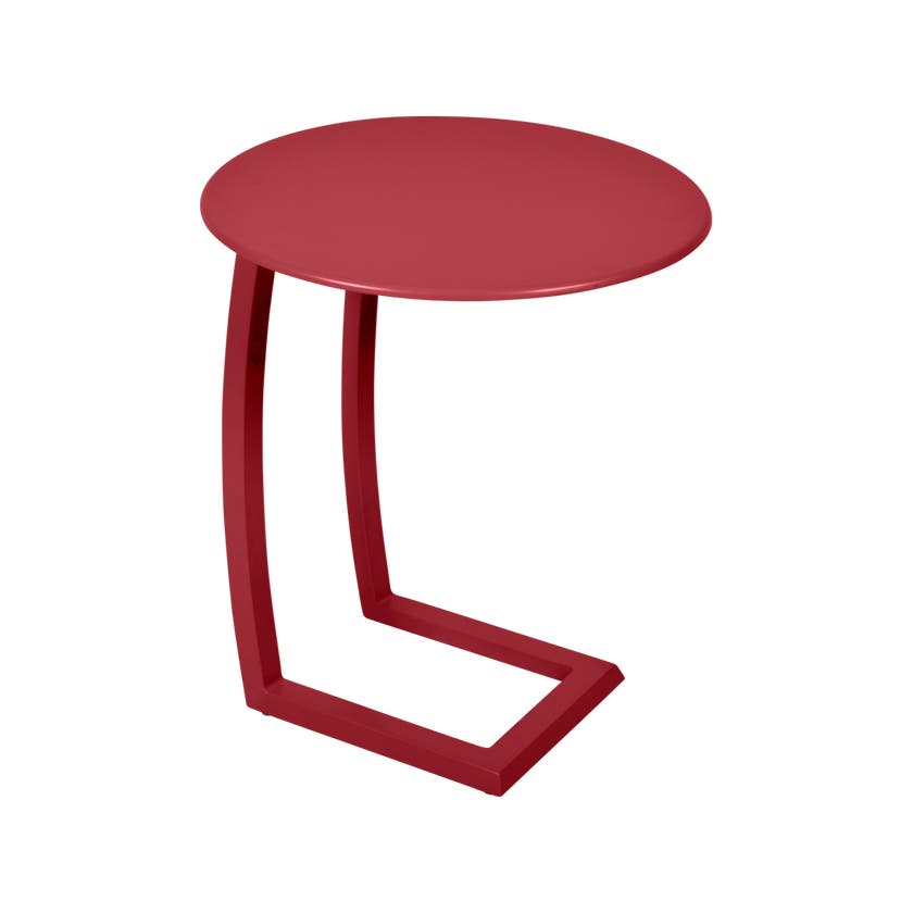 Table basse déporté ALIZÉ de Fermob, Piment Table basse déporté ALIZÉ de Fermob, Piment