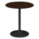 TABLE RONDE PIPE, Ø.66 cm, Structure noire & plateau en hêtre foncé de MAGIS