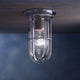 Plafonnier Nautic DOCKLIGHT CEILING bronze chromé verre clair