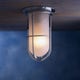Plafonnier Nautic DOCKLIGHT CEILING bronze chromé verre sablé