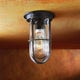 Plafonnier Nautic DOCKLIGHT CEILING bronze antique verre clair