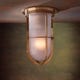 Plafonnier Nautic DOCKLIGHT CEILING bronze poli verre sablé