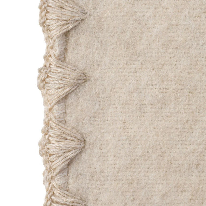 Plaid HELSINKI 140-200 cm Natural-Stitching Natural Plaid HELSINKI 140-200 cm Natural-Stitching Natural