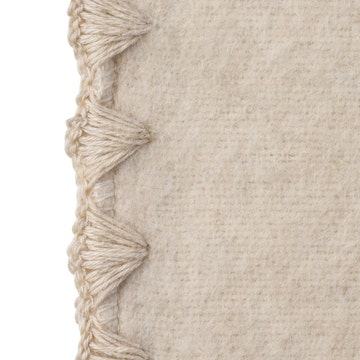 Plaid HELSINKI 140-260 cm Natural-Stitching Natural