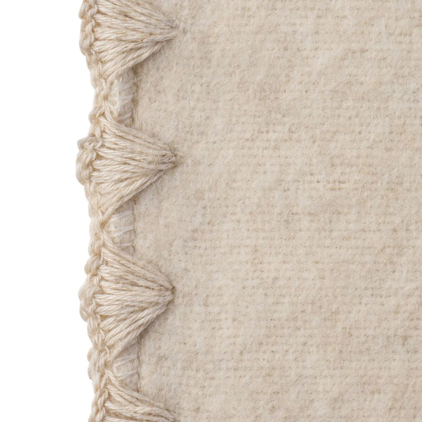 Plaid HELSINKI 140-260 cm Natural-Stitching Natural Plaid HELSINKI 140-260 cm Natural-Stitching Natural