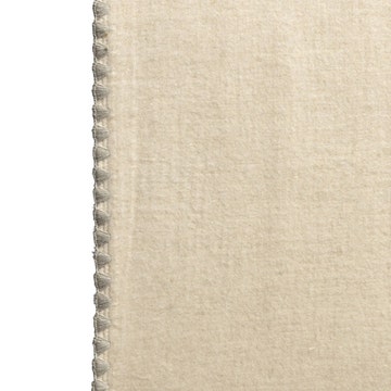 Plaid HELSINKI 140-260 cm Natural-Stitching Taupe