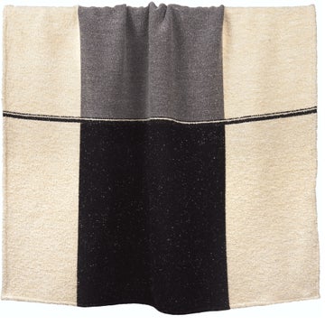 Plaid URBAN d'Ethnicraft, 140 x 195 cm, Beige