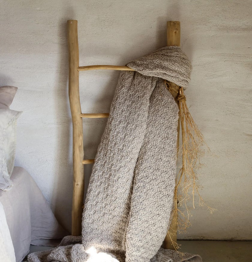 Plaid VERBIER 140-260 cm Off White
