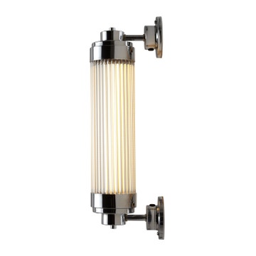 Applique PILLAR OFFSET de Davey Lighting, Plaqué chrome