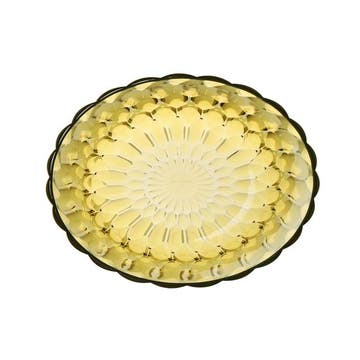 Plat JELLY de Kartell Ø45, Jaune