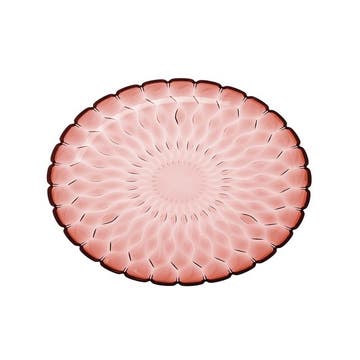 Plat JELLY de Kartell Ø45, Rose