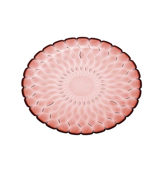Plat JELLY de Kartell Ø45, Rose