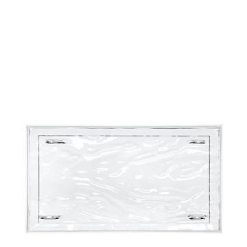 Plateau DUNE de Kartell, 55 x 38 cm, Cristal