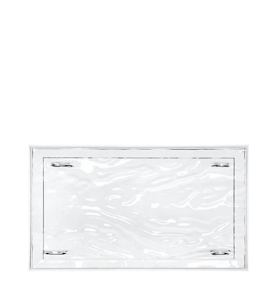 Plateau DUNE de Kartell, 55 x 38 cm, Cristal