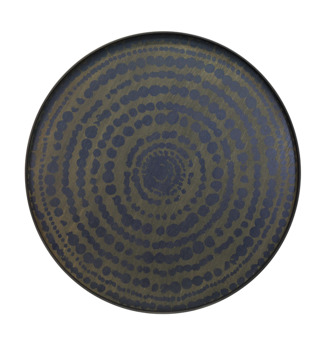 Plateau Midnight Beads de Ethnicraft Accessories, Ø92