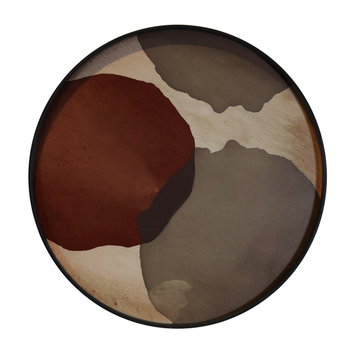 Plateau Overlapping Dots de Ethnicraft Accessories, Ø61