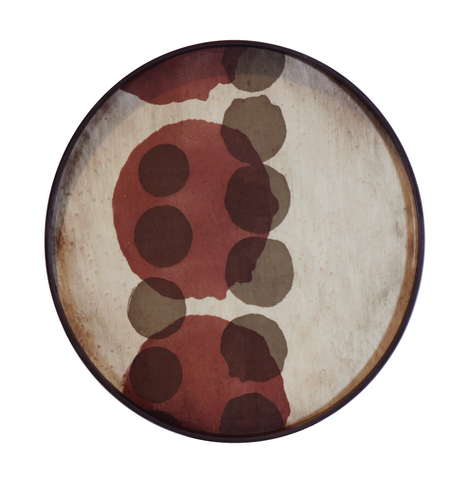 Plateau Pinot Layered Dots de Ethnicraft Accessories, Ø48