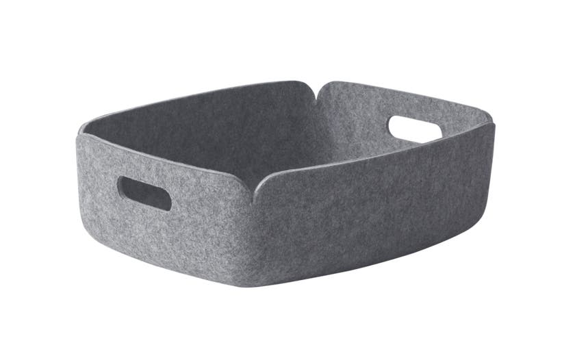 Plateau RESTORE de Muuto, Gris mélangé Plateau RESTORE de Muuto, Gris mélangé