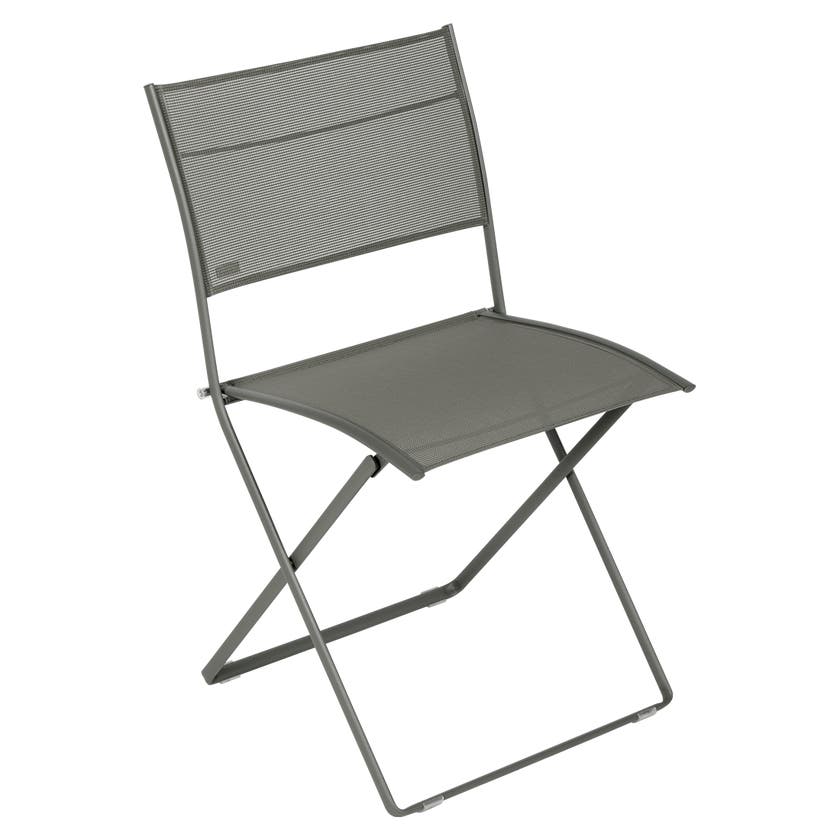 Chaise pliante PLEIN AIR de Fermob, Romarin Stéréo Chaise pliante PLEIN AIR de Fermob, Romarin Stéréo