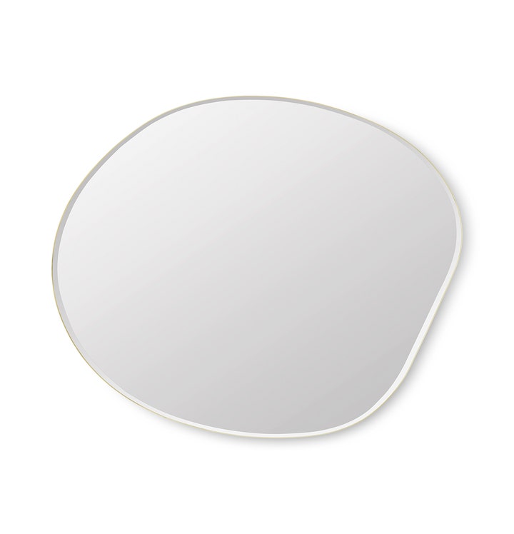 Miroir POND de Ferm Living, Taille XL, Finition Brass Laiton