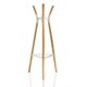 Porte-manteaux STEELWOOD de Magis, Structure en hêtre naturel et joints blanc