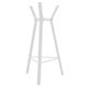 Porte-manteaux STEELWOOD, Structure en hêtre teinté blanc et joints blanc
