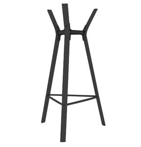 Porte-manteaux STEELWOOD de Magis, Structure en hêtre teinté noir et joints noir