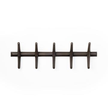 Porte manteau PI - varnished mahogany - dark brown