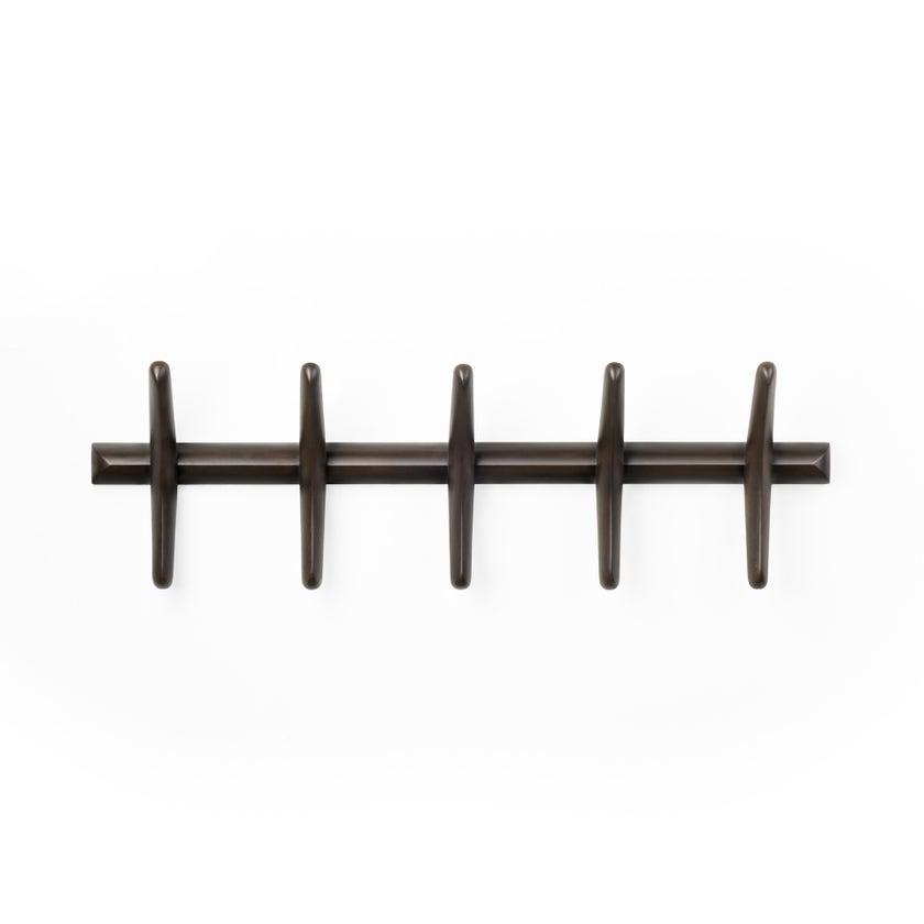 Porte manteau PI - varnished mahogany - dark brown Porte manteau PI - varnished mahogany - dark brown
