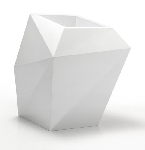 POT FAZ XL, H.101, Blanc mat de VONDOM