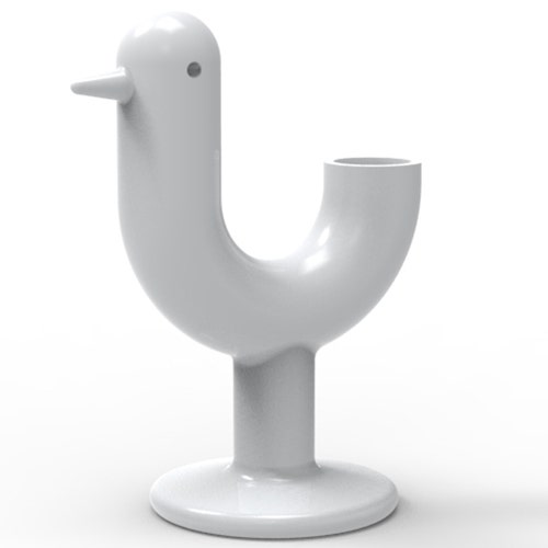 POT PEACOCK, Blanc laqué de VONDOM POT PEACOCK, Blanc laqué de VONDOM