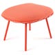 POUF PINA, Rouge corail