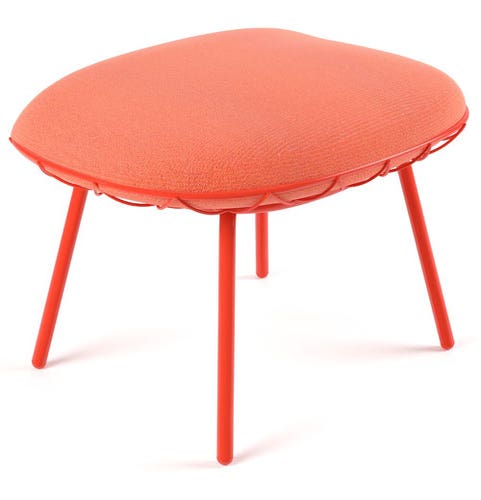 POUF PINA, Rouge corail de MAGIS