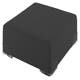 Pouf PLASTICS, Noir