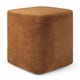 Pouf Cube - tissu Cinnamon