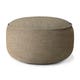 Pouf de jardin Donut - tissu Mocha à carreaux - XL