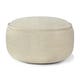 Pouf de jardin Donut - tissu Natural à carreaux - XL
