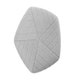 Pouf FIVE, Tissu Remix Gris clair