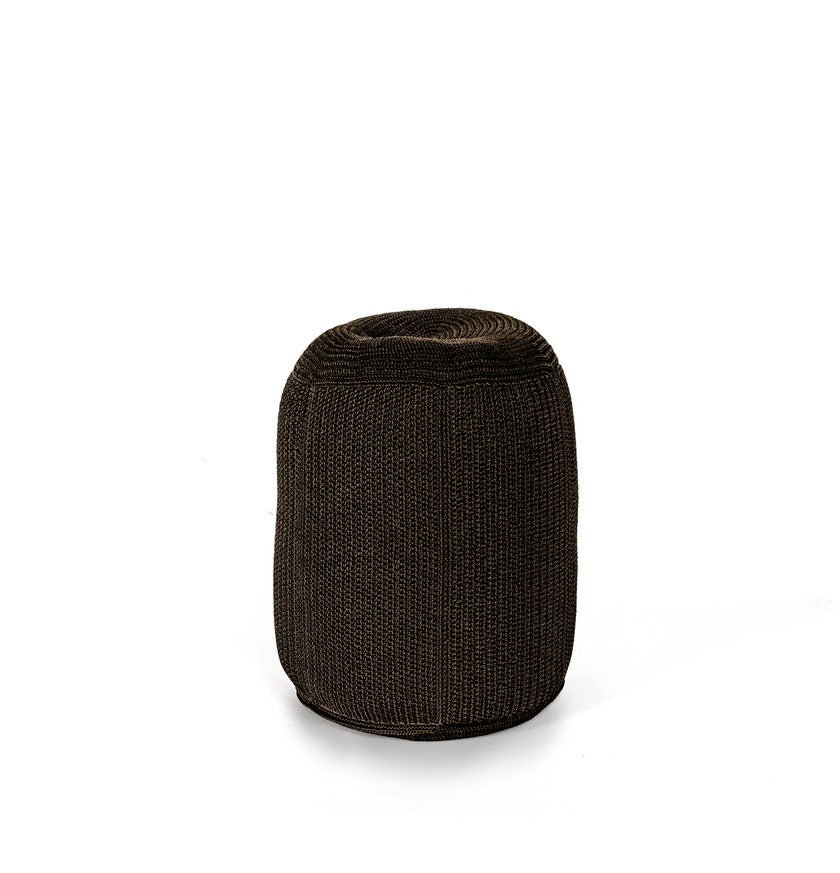 Pouf OTTO, H.42 cm, CHARCOAL